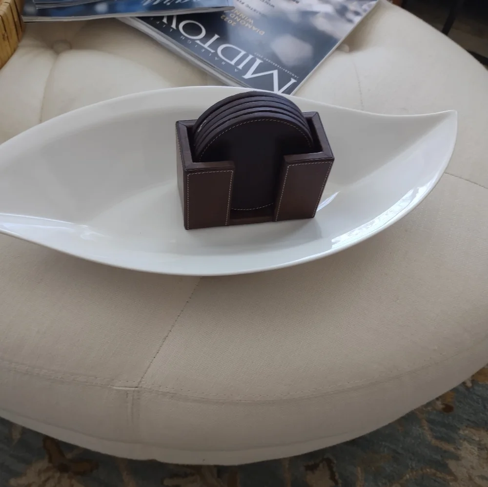 NWT White Ceramic Dish